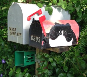 Cat mailbox