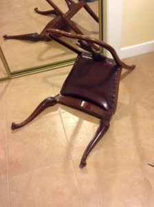 The exhausted chair
